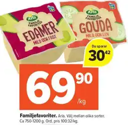 Coop Daglivs Arla Familjefavoriter. erbjuda