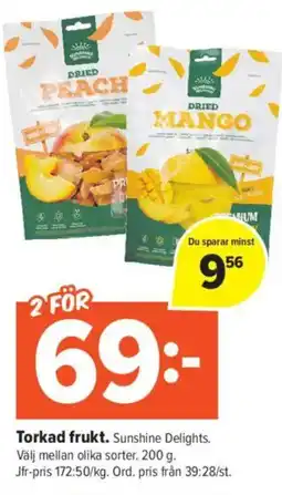 Coop Daglivs Torkad frukt erbjuda