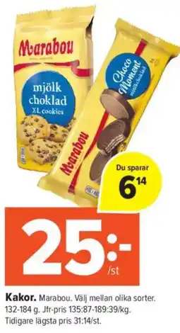 Coop Daglivs Marabou Kakor erbjuda