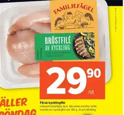 Coop Daglivs Färsk kycklingfilé erbjuda