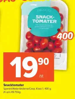 Coop Daglivs Snacktomater erbjuda