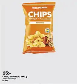 Biltema Chips, barbecue erbjuda