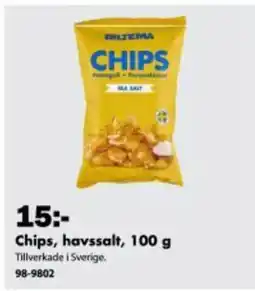 Biltema Chips, havssalt erbjuda