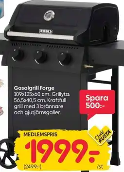 Rusta Gasolgrill Forge erbjuda