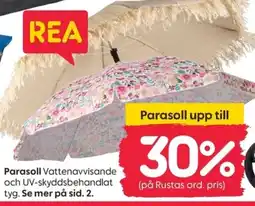 Rusta Parasoll erbjuda