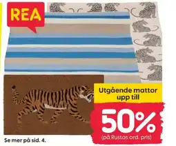 Rusta Utgående mattor erbjuda