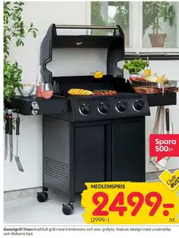 Rusta Gasolgrill Titan erbjuda