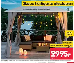 Rusta Paviljong Maui-paket erbjuda