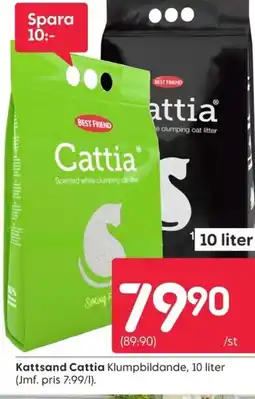 Rusta Kattsand Cattia erbjuda