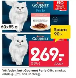 Rusta Våtfoder, katt Gourmet Perle erbjuda