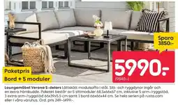 Rusta Loungemöbel Verona 5-delars erbjuda