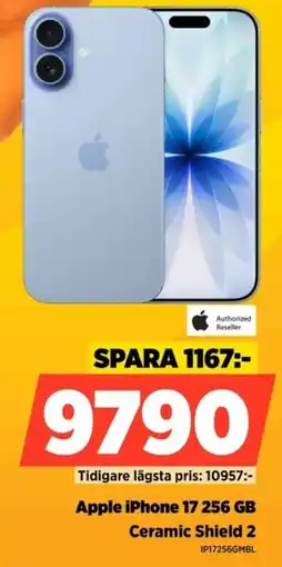 Power Authorized Reseller Apple iPhone 17 256 GB Ceramic Shield 2 erbjuda