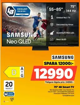 Power Samsung 75" 4K Smart TV erbjuda