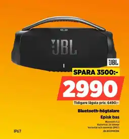Power Jbl Bluetooth-högtalare Episk bas erbjuda