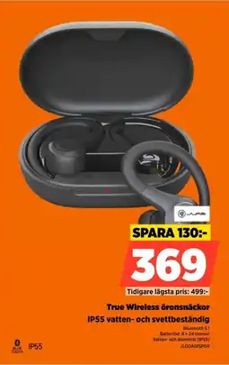 Power True Wireless öronsnäckor IP55 vatten- och svettbeständig erbjuda
