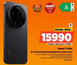 Power Xiaomi 17 Ultra Professionell kameraupplevelse med Leica erbjuda