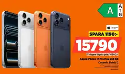 Power Authorized Reseller Apple iPhone 17 Pro Max 256 GB Ceramic Shield 2 erbjuda