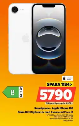 Power Authorized Reseller Smartphone - Apple iPhone 16E Säkra Ditt Digitala Liv med Avancerad Face ID erbjuda