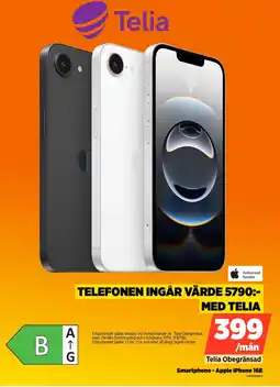 Power Authorized Reseller Smartphone - Apple iPhone 16E erbjuda