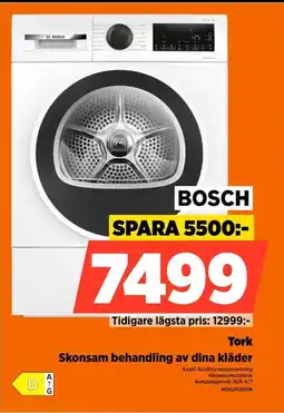 Power Bosch Tork Skonsam behandling av dina kläder erbjuda