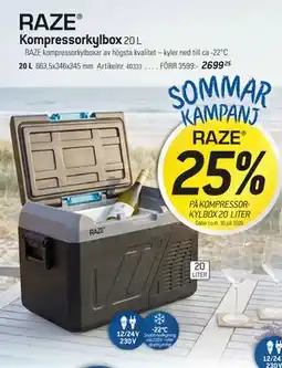 thansen RAZE Kompressorkylbox erbjuda
