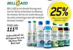 thansen 25% PÅ ALLA TILLSATSER FRÅN BELL ADD erbjuda