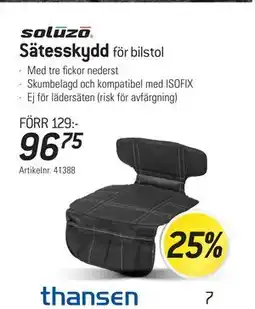 thansen Sätesskydd erbjuda