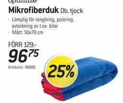thansen optimize Mikrofiberduk erbjuda