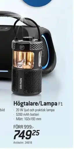 thansen Högtalare/Lampa erbjuda