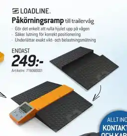thansen LOADLINE Påkörningsramp till trailervåg erbjuda