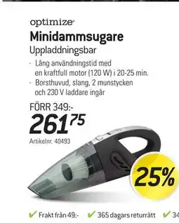 thansen Minidammsugare erbjuda