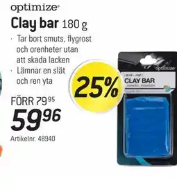 thansen Clay bar erbjuda