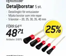 thansen optimize Detaljborstar erbjuda