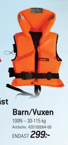 thansen Räddningsväst Barn/Vuxen erbjuda