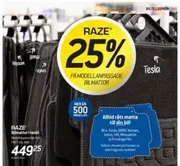 thansen 25% PÅ MODELLANPASSADE BILMATTOR erbjuda