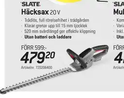 thansen Häcksax 20 V erbjuda