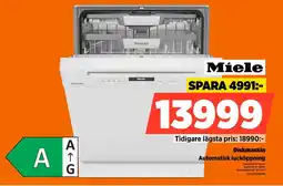 Power Miele Diskmaskin Automatisk lucköppning erbjuda