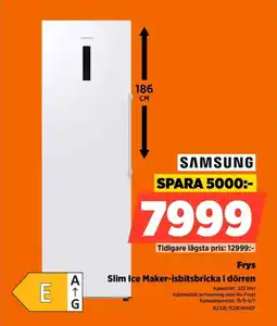 Power Samsung Frys Slim Ice Maker-isbitsbricka i dörren erbjuda