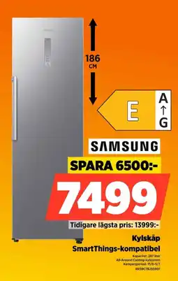 Power Samsung Kylskåp SmartThings-kompatibel erbjuda