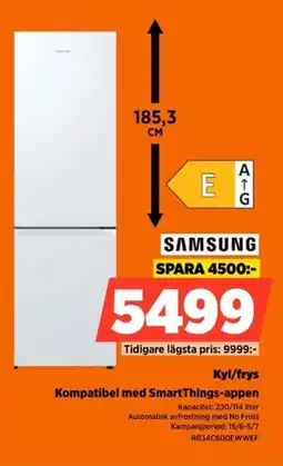 Power Samsung Kyl/frys Kompatibel med SmartThings-appen erbjuda