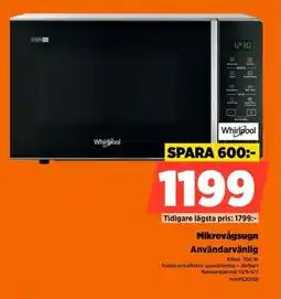 Power Whirlpool Mikrovågsugn Användarvänlig erbjuda