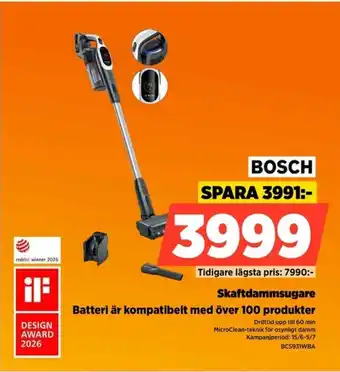 Power Bosch Skaftdammsugare Batteri är kompatibelt med över 100 produkter erbjuda