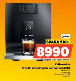 Power Jura Kaffemaskin Styr din kaffebryggare varifrån som helst erbjuda
