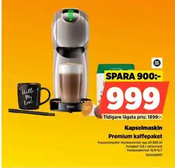 Power Kapselmaskin Premium kaffepaket erbjuda