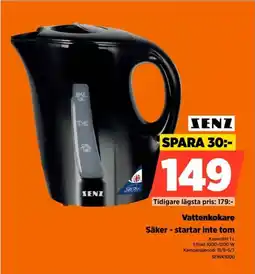 Power Senz Vattenkokare Säker - startar inte tom erbjuda