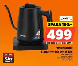 Power Point Vattenkokare Startar inte när den är tom erbjuda