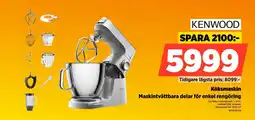 Power Kenwood Köksmaskin Maskintvättbara delar för enkel rengöring erbjuda