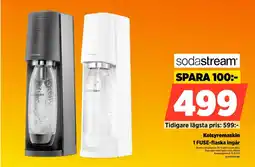 Power Sodastream Kolsyremaskin 1 FUSE-flaska ingår erbjuda
