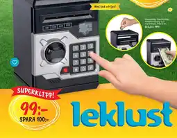 Leklust Kassaskåp erbjuda