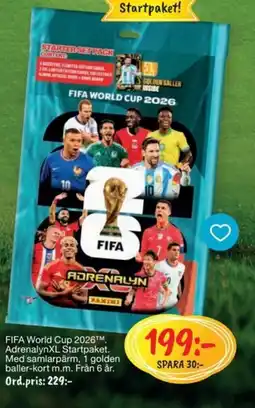 Leklust FIFA World Cup 2026 AdrenalynXL Startpaket erbjuda